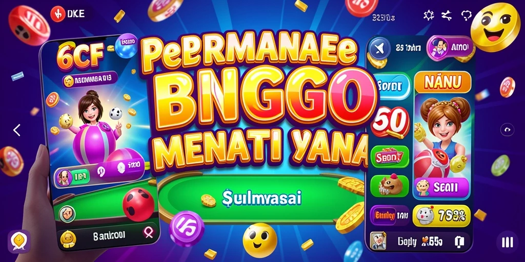 Tampilan gameplay seru dari 6CF dengan banyak pilihan bingo.