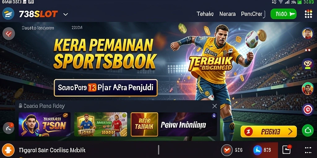 Tampilan gameplay Sportsbook yang menarik dan interaktif.