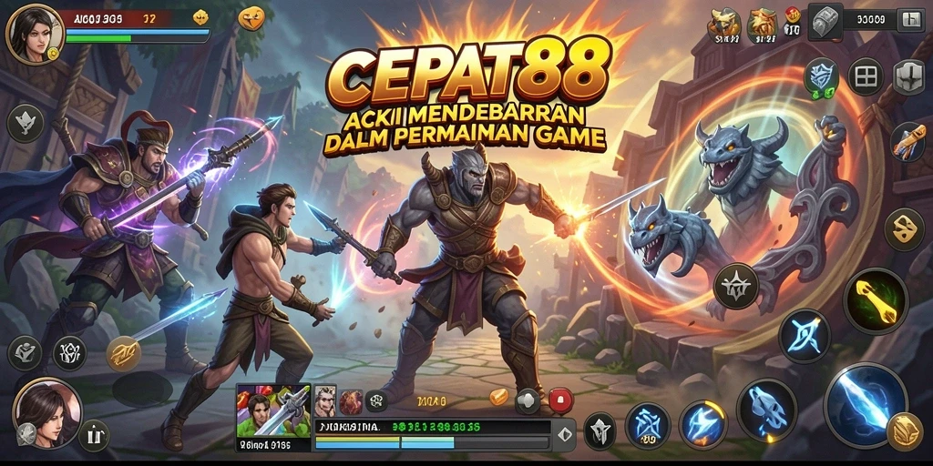 Gameplay seru dan mendebarkan dalam CEPAT88.