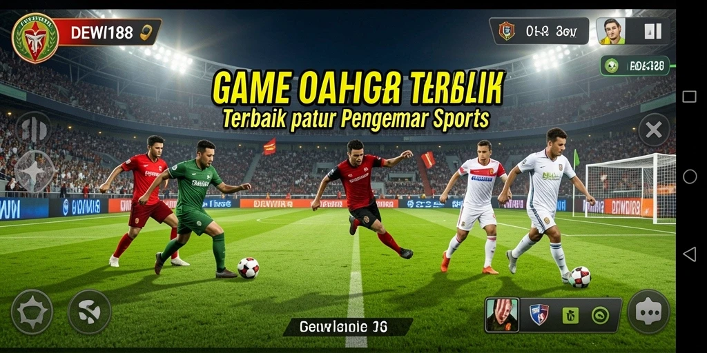 Screenshot Gameplay DEWI188 menampilkan aksi seru olahraga.