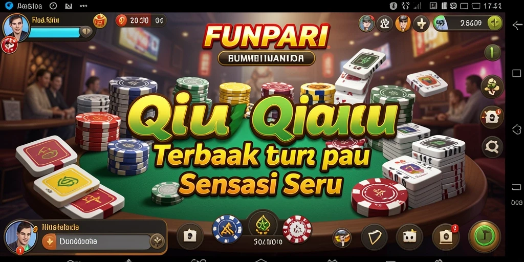 Screenshot utama dari gameplay seru QiuQiu FUNPARI.