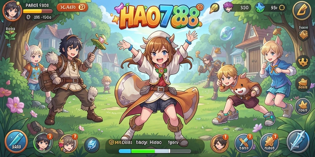 Gameplay seru di HAO788 dengan karakter Anime favorit.