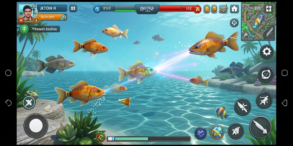 Screenshot gameplay JKTOK Tembak Ikan yang seru dan penuh aksi.