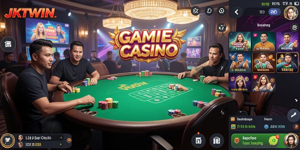 Tampilan menawan dalam permainan Live Casino JKTWIN.
