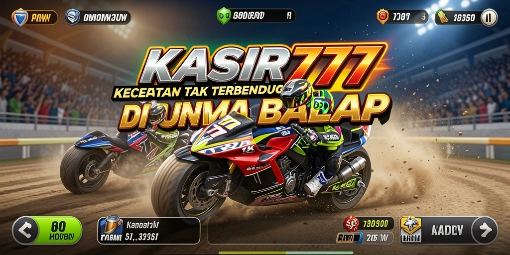 Gameplay KASIR777 yang intens dan menegangkan saat balapan.