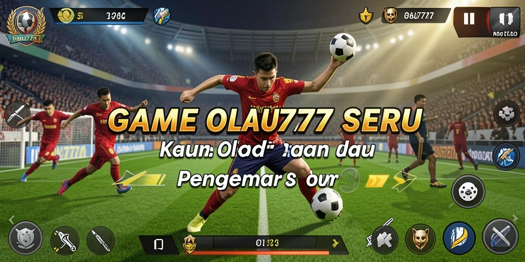 Screenshot utama menunjukkan gameplay seru dari MAU777 dengan aksi olahraga nyata.