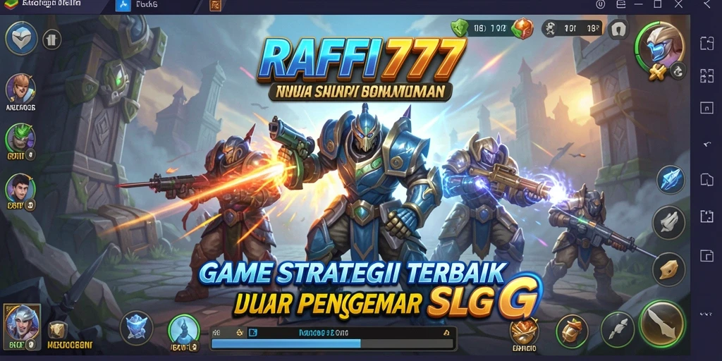 Tampilan gameplay menarik dari RAFFI777 yang menggambarkan strategi dan pertempuran.