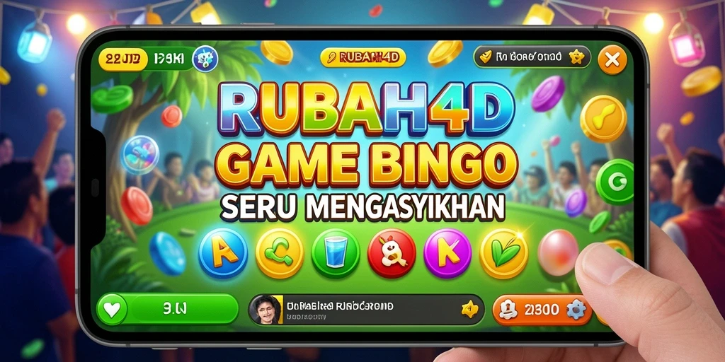 Tampilan seru gameplay Bingo RUBAH4D dengan tema menarik.