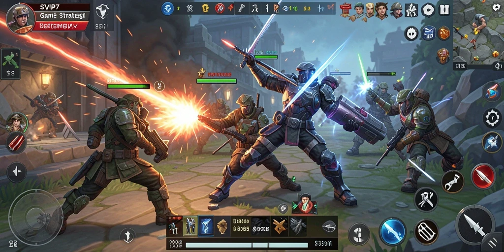 Gameplay seru dan strategi pertarungan di SVIP7.